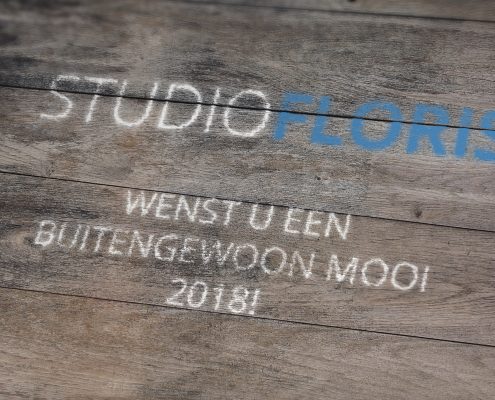 Studio FLORIS wenst u een buitengewoon mooi 2018