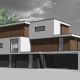 Nieuwbouw moderne kubistische villa kavel Nieuwveen